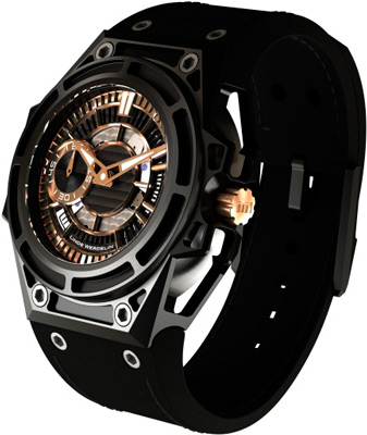 часы Spidolite II Black Gold от Linde Werdelin