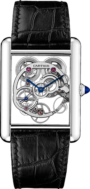  Tank Louis Cartier Skeleton Sapphire  Cartier