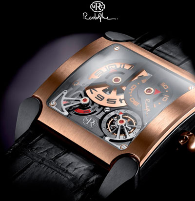 часы Tempovision Square Tourbillon от MRC (Manufacture Rodolphe Cattin)