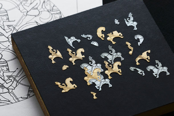 Изготовление всадников часов Métiers d’Art Les Univers Infinis Horseman (Ref. 86222/000G-9833)