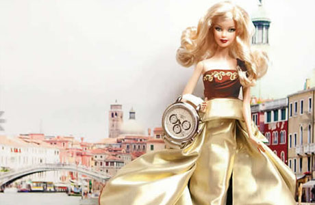 кукла Барби представляет хронометр Chopard Mille Miglia Lady