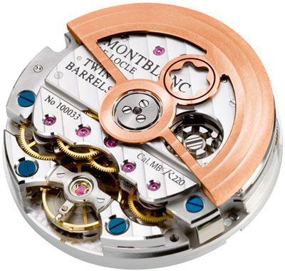 Мануфактурный калибр Montblanc MB R220