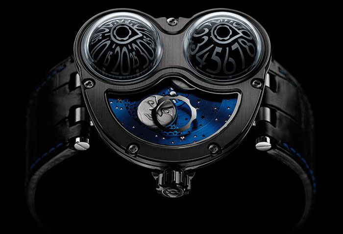 Часы MOONMACHINE — гибрид лягушки MB & F и «лунной физиономии» Sarpaneva. Часы MOONMACHINE — гибрид лягушки MB & F и «лунной физиономии» Sarpaneva.