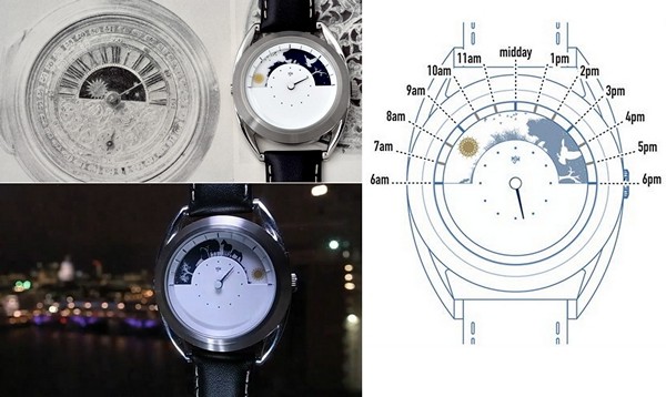 часы Sun and Moon часы Sun and Moon
