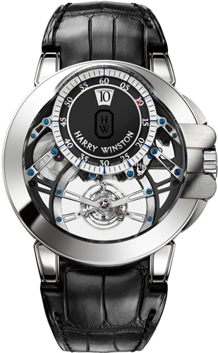 Великолепные часы Ocean Tourbillon Jumping Hour от Harry Winston