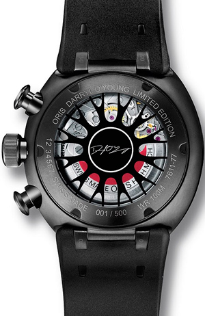 задняя сторона часов Oris Darryl O’Young Limited Edition 2014 (Ref. 774 7611 7784 Set)
