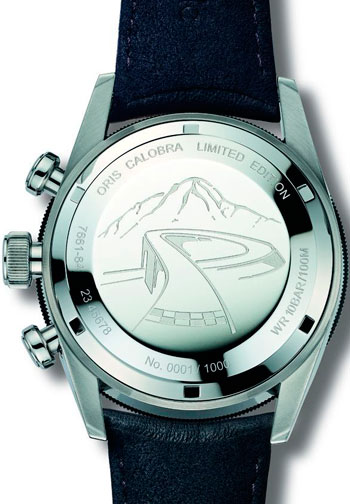 задняя сторона часов Calobra Limited Edition