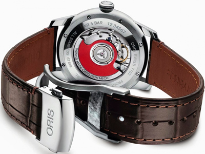 задняя сторона часов Oris Artelier Jumping Hour (Ref. 917 7702 4051 LS)