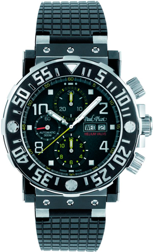 Часы Plongeur 48 Helium Valve Black Limited Edition от Paul Picot