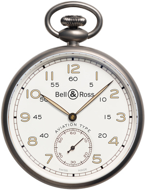 Карманные часы Bell & Ross PW1 Heritage Ivory Dial