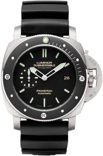 часы Luminor Submersible 1950 Amagnetic 3 Days Automatic Titanio (PAM 389)
