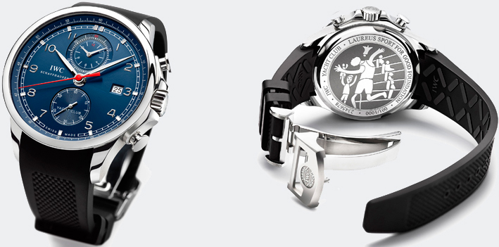 часы Portuguese Yacht Club Chrono for Laureus 2013 от IWC и Laureus Sport for Good Foundation