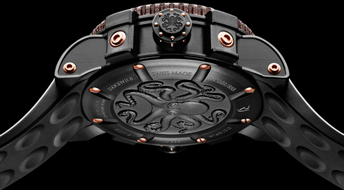 задняя сторона часов Octopus
