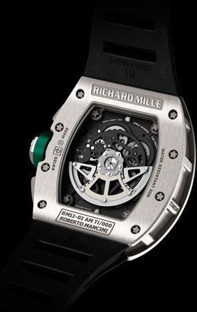 задняя сторона часов Automatic Flyback Chronograph RM 11-01 Roberto Mancini