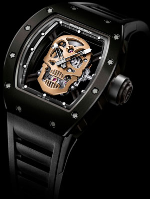 часы Nano-Ceramic RM 52-01 Skull Tourbillon от Richard Mille