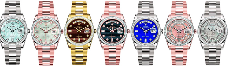Часы Rolex Oyster Perpetual Day-Date «Sertie»