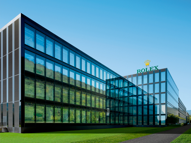 здания мануфактуры Rolex в Бьене
