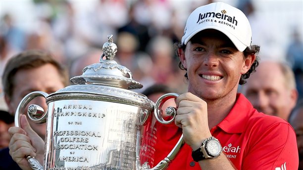 Рори Макилрой (Rory McIlroy) с часами Audemars Piguet Royal Oak Offshore Chrono