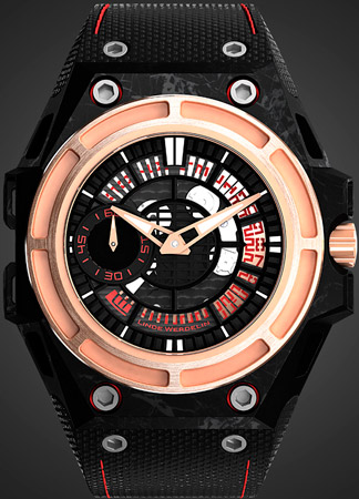 часы SpidoLite II Tech Gold от Linde Werdelin