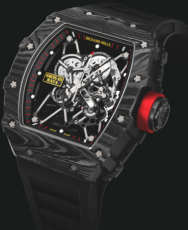 Скелетонизированные часы Richard Mille 35-01 Rafa Nadal