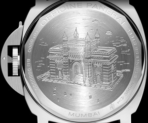 задняя сторона часов Panerai Mumbai Luminor Marina 44mm (Ref. PAM00411)