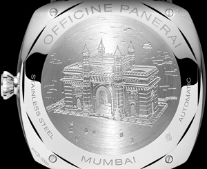 задняя сторона часов Panerai Mumbai Radiomir 10 Days GMT 47mm (Ref. PAM00471)