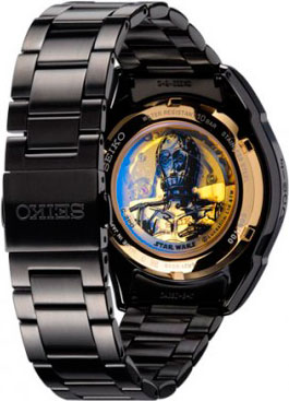 задняя сторона часов Seiko C-3PO