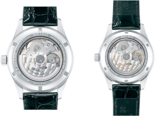 задняя сторона часов Presage 100th Anniversary Enamel Dial