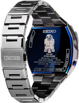 задняя сторона часов Seiko R2-D2
