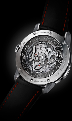 задняя сторона часов Soprano Tourbillon minute repeater задняя сторона часов Soprano Tourbillon minute repeater
