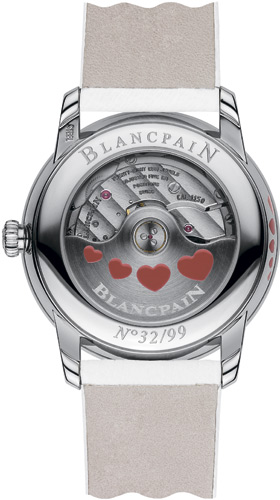 задняя сторона часов Blancpain Ultraplate Saint Valentin 2013