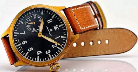 Часы Nav B-Uhr 44, 47 handwinding bronze от Steinhart