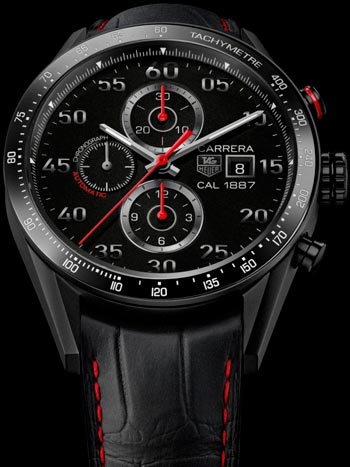 Новые гоночные часы Carrera 1887 Titanium Racing Chronograph от TAG Heuer