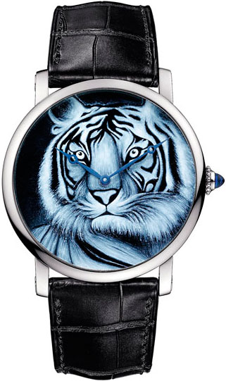 часы Rotonde de Cartier Tiger Motif