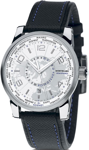  Montblanc TimeWalker World-Time Hemispheres Northern