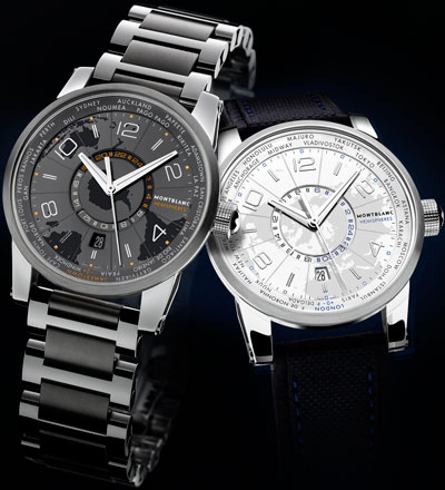 Часы Montblanc TimeWalker World-Time Hemispheres (Southern и Northern)