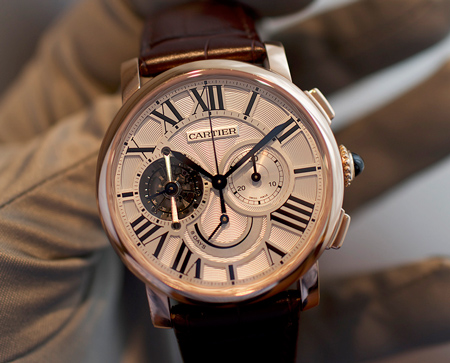 Часы Rotonde de Cartier Tourbillon Chronograph от Cartier