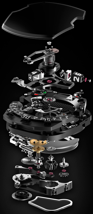 детали часов URWERK UR-210Y