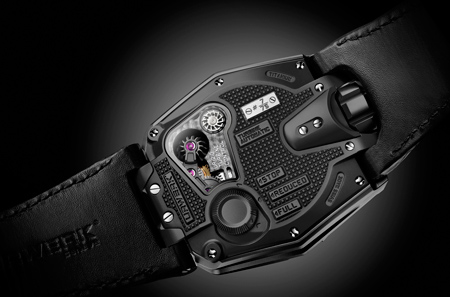 задняя сторона часов URWERK UR-210Y