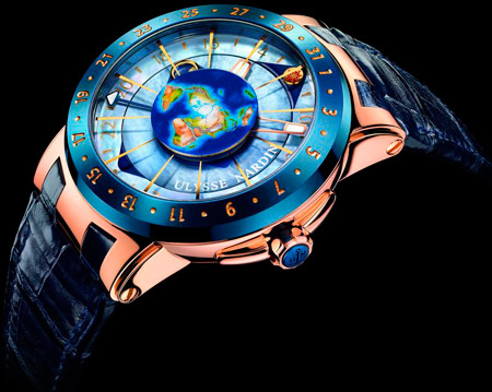 часы с GMT-функцией Ulysse Nardin Moonstruck