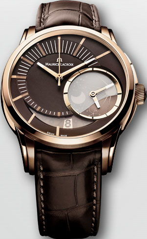   Maurice Lacroix    ,   Maurice Lacroix Pontos Décentrique GMT Pink Gold, ,       « 5D».