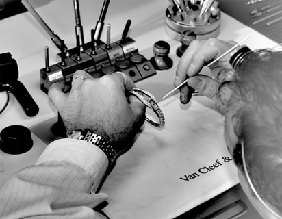 создание часов Van Cleef & Arpels