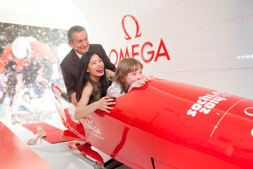 Ванессы Мэй в павильоне Omega в Олимпийском парке