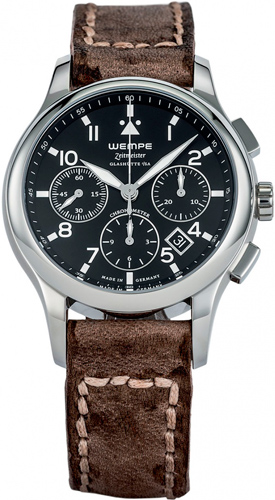  Wempe Fliegeruhr Chronograph Limited Edition 25 Jahre UHREN-MAGAZIN (Ref. WM 60 0004 UM)