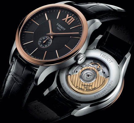 Минимум деталей максимум смысла: новые часы к 2012 году — Tissot ClassicGent Gold из стали и золота.