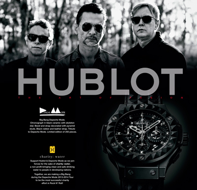 Hublot и британский музыкальный коллектив Depeche Mode («Вестник моды»)