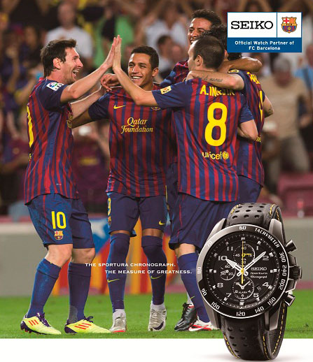 FC Barcelona и часы Seiko