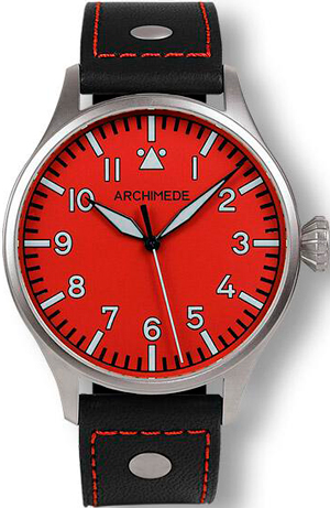 Часы Archimede Pilot 42 Red, White and Blue