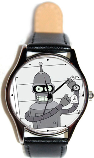 Дизайнерские часы Бендер с часами