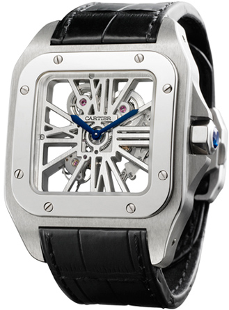 Часы Cartier Santos 100 Skeleton